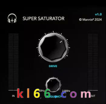Mannix Squared Audio Super Saturator v1.0 VST3 AU WiN MAC终极温暖饱和度：Super Saturator 插件-康灵博客