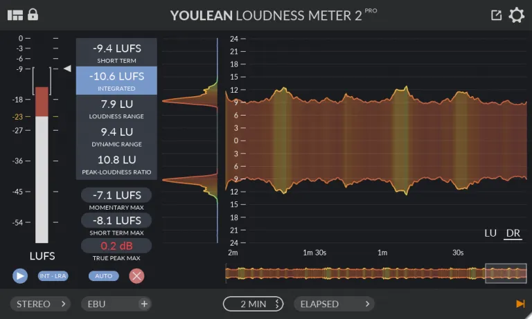 专业响度分析仪-Youlean Loudness Meter Ultra v2.5.12 - V.R-康灵博客